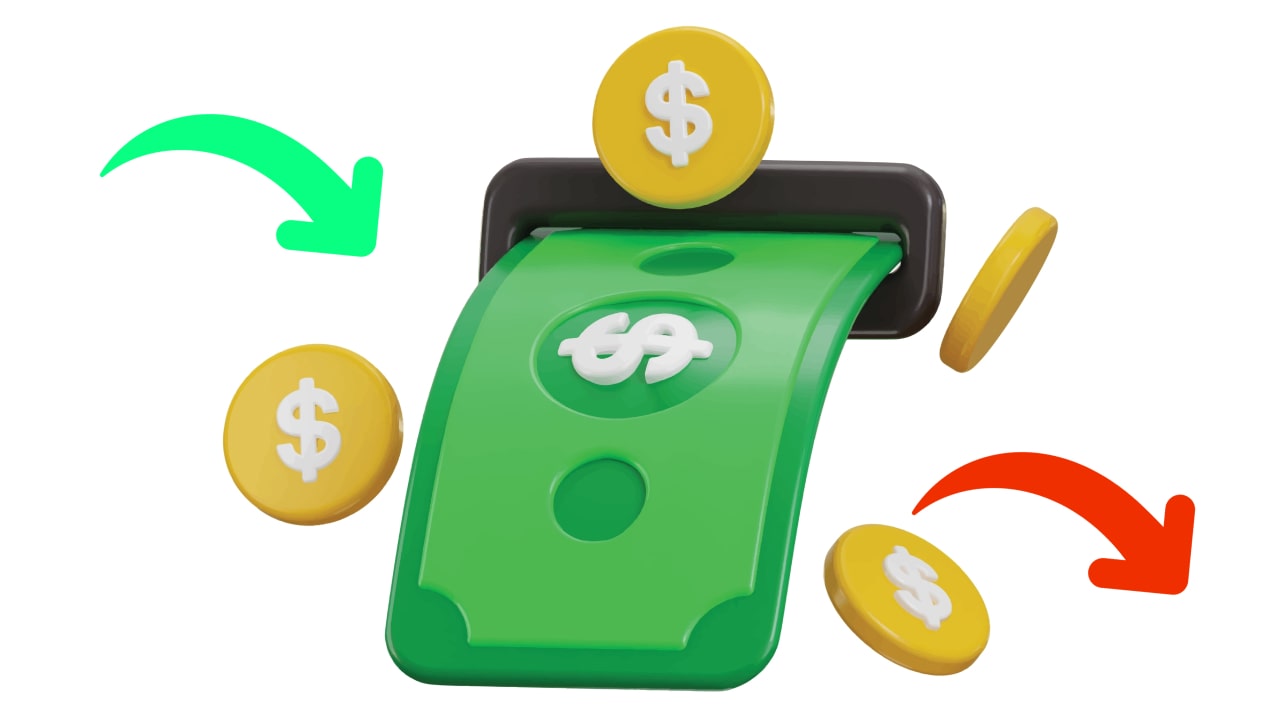 Deposit and withdraw money at online casinos